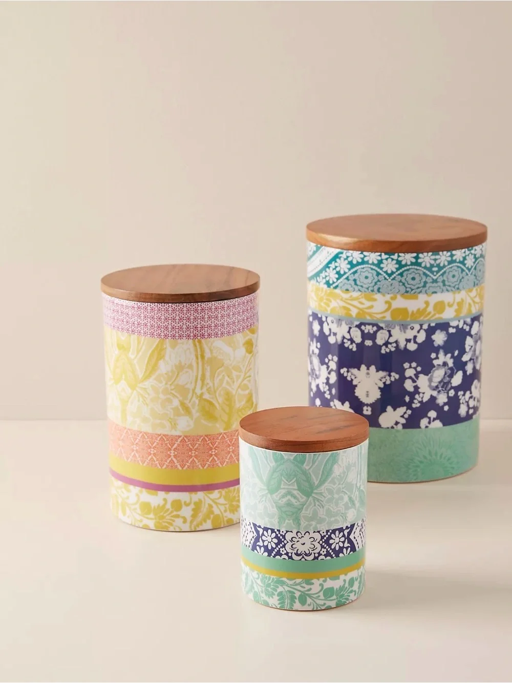 Anthropologie Jacquard Canister | Small